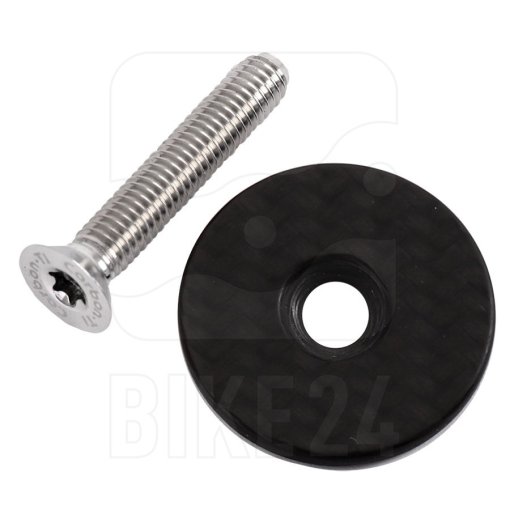 Produktbild von Carbon-Ti X-Cap Ahead Kappe - Carbon | Matt - silber