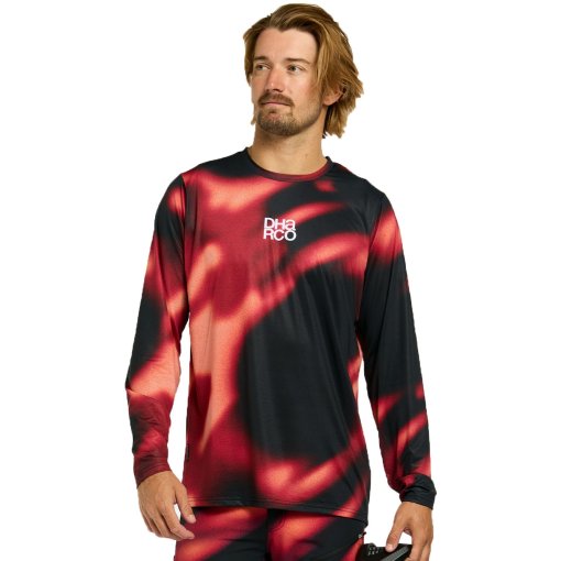 Productfoto van DHaRCO Race Fietsshirt met Lange Mouwen Heren - Infrared