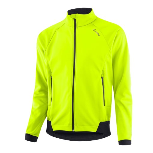 Foto de Löffler Chaqueta Ciclismo Hombre - Cosmo Windstopper® Warm Comfort - amarillo neón 200