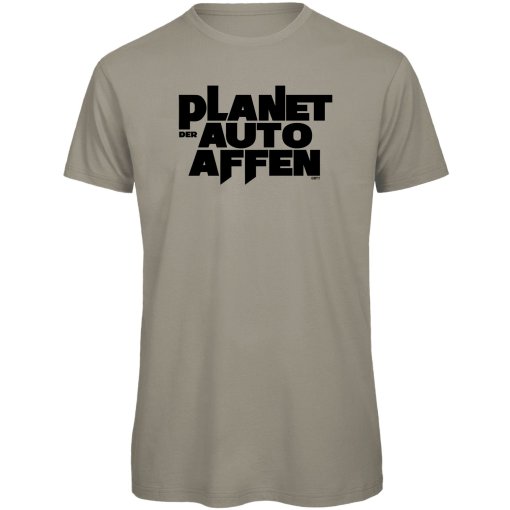 Immagine prodotto da RTTshirts Maglietta da Ciclismo	Uomo - Planet der Autoaffen - grigio chiaro