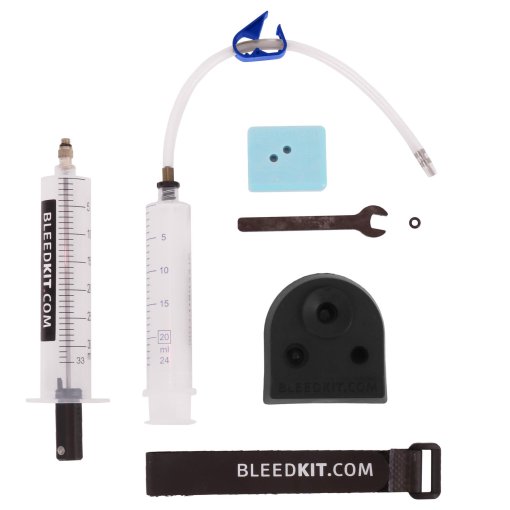 Photo produit de BLEEDKIT.COM Premium Edition Kit de purge pour freins hydrauliques de MTB Shimano