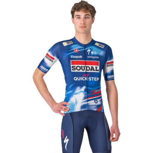 Produktbild von Castelli Competizione 3 Kurzarmtrikot Team Soudal Quick-Step Herren - blue/red 150