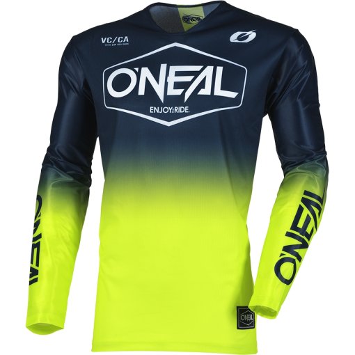 Foto de O&#039;Neal Maillot de Manga Larga Hombre - Mayhem - HEXX V.25 blue/neon yellow
