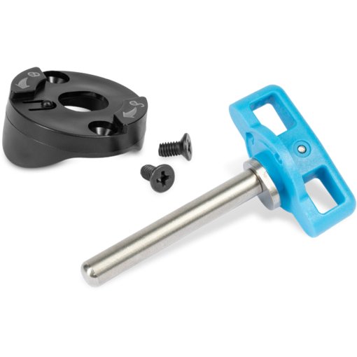 Photo produit de CUBE Attelle Métallique + Assiette Plastique pour Remorque Vélo Enfants Double - Noir