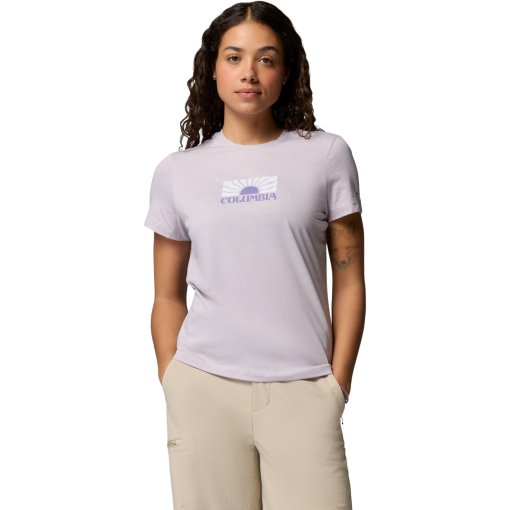 Produktbild von Columbia Ruby Springs Graphic Fitted T-Shirt Damen - Lavender Pearl/Brandrise