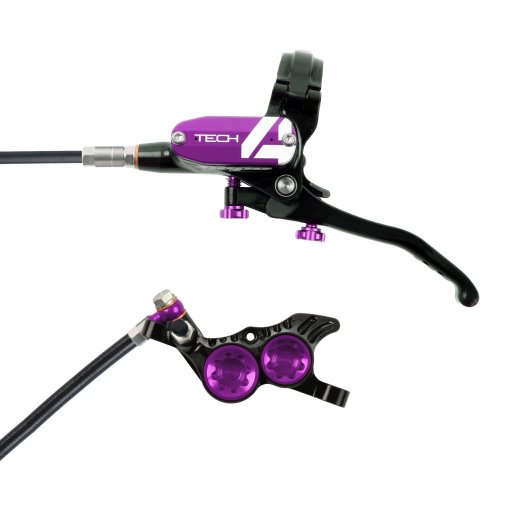 Foto de Hope Freno de Disco - Tech 4 V4 - negro/morado - Palanca derecha