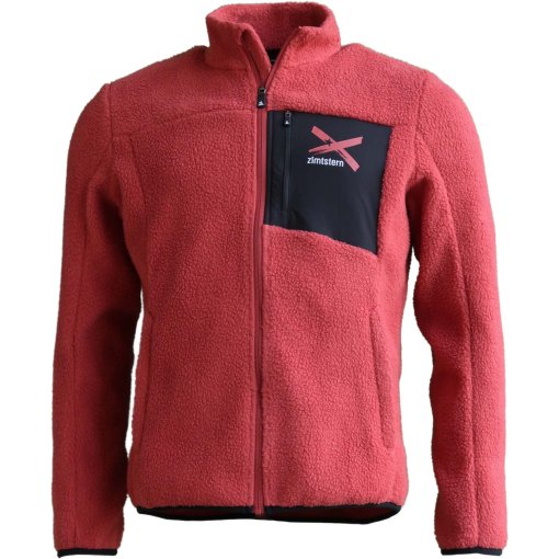 Picture of Zimtstern Fjellz Teddy Fleece Jacket Men - Spicy Red