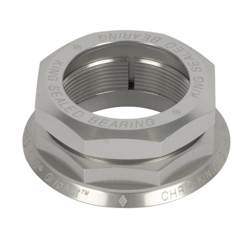 Productfoto van Chris King GripNut Balhoofd-ombouwkit 1 1/8&quot; - zilver - Sotto Voce