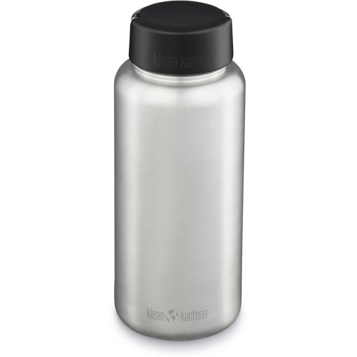 Image de Klean Kanteen Gourde - Wide 1182ml - Brushed Stainless - Wide Loop Cap