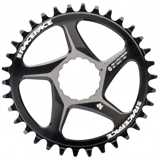 Foto de Race Face Cinch Direct Mount Narrow Wide Plato - Shimano 12 Velocidades - negro