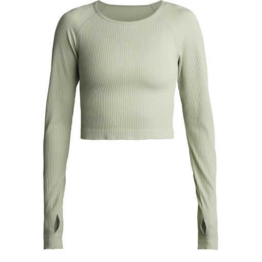 Foto de Röhnisch Camiseta de Manga Larga Mujer - Seamless Crop - Desert Sage