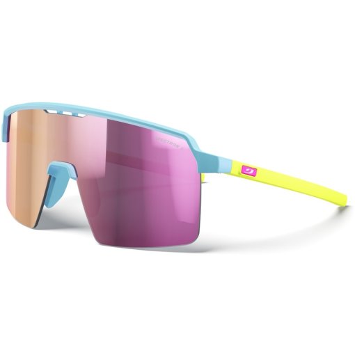 Zdjęcie: Julbo Intensity Junior Okulary przeciwsłoneczne - Light Blue / Neongelb - Pink Spectron 3