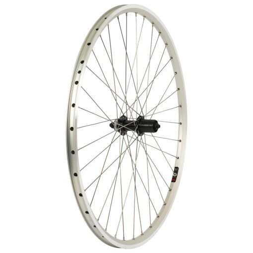Productfoto van RLND URB1 Achterwiel - 28/29&quot; | Clincher | Centerlock | QR 135mm - Shimano FH-QC400-HM | HG - zilver/zilver
