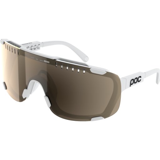 Productfoto van POC Devour Mid Bril - Hydrogen White - Clarity Trail/Partly Sunny Silver | Clear