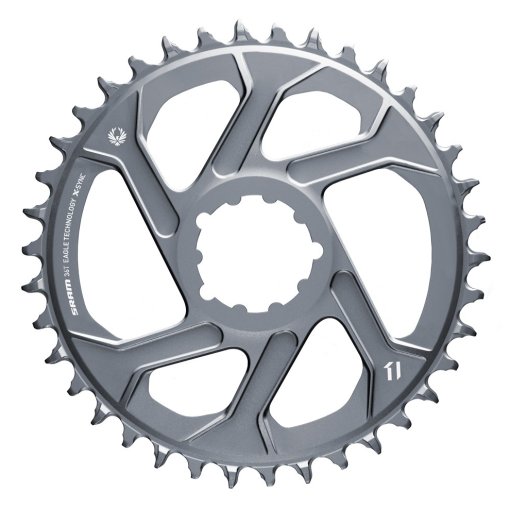 Produktbild von SRAM Eagle Kettenblatt - Direct Mount | X-SYNC 2 | 12-fach | C2 - Offset 6mm | Polar Grey