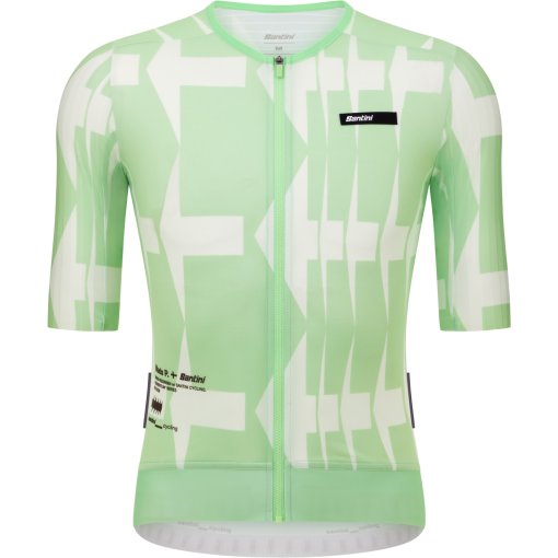 Foto de Santini Mads Pedersen Momentum Series Maillot de manga corta unisex MA94475AECCMOMT - verde menta MN