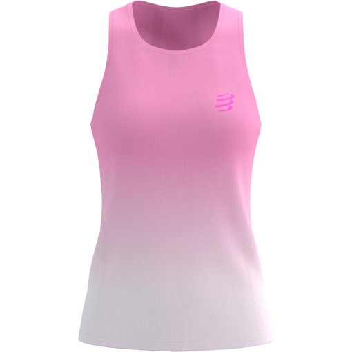 Produktbild von Compressport Performance Running Tanktop Damen - begonia/white