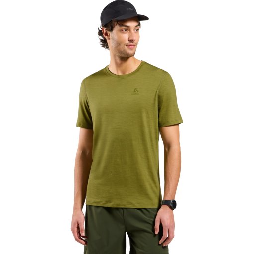 Picture of Odlo Natural Merino 160 Base Layer T-Shirt Men - guacamole