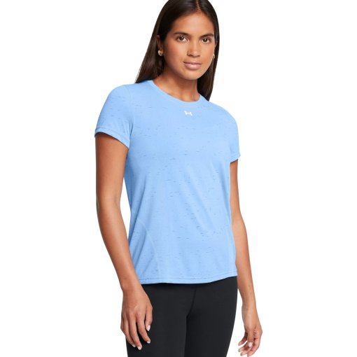 Immagine prodotto da Under Armour Maglia a Maniche Corte Donna - UA Vanish Seamless Loose - Horizon Blue/White