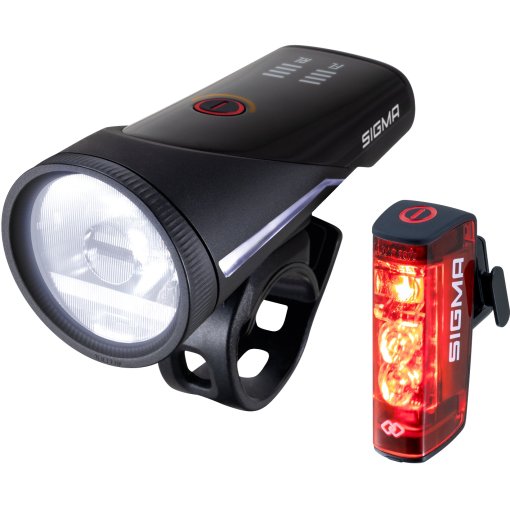 Zdjęcie: SIGMA Aura 100 Lampa przednia + lampa tylna Nyte 50 Link