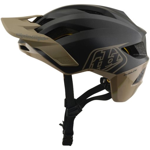 Productfoto van Troy Lee Designs Flowline MIPS Helm - Point Charcoal/Timber