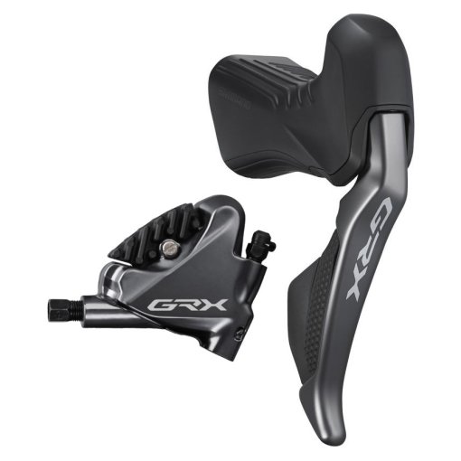 Foto de Shimano Freno Disco Hidráulico - GRX Di2 ST-RX815 + BR-RX810 - Flat Mount - 2x11 Velocidades - Set Trasero