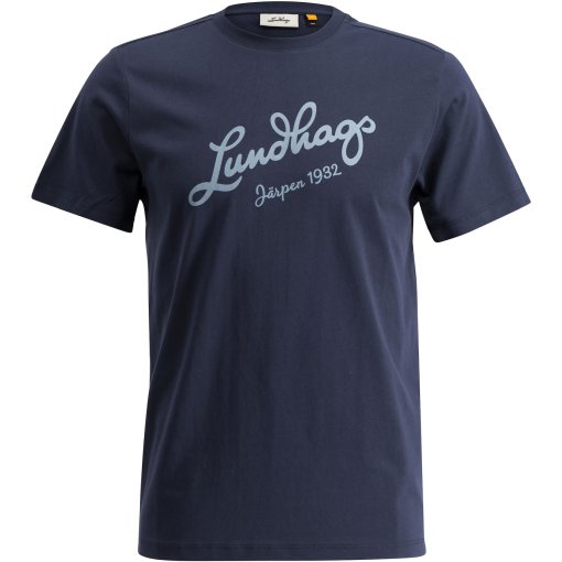 Foto de Lundhags Camiseta Hombre - Järpen Logo - Deep Blue 75350