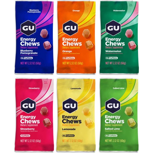 Photo produit de GU Gommes aux Fruits avec Glucides - Energy Chews - 60g