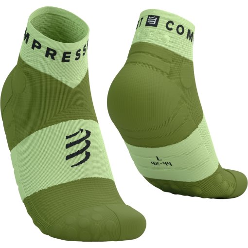 Foto de Compressport Calcetines de Compresión - Ultra Trail Low - shadow lime/woodbine
