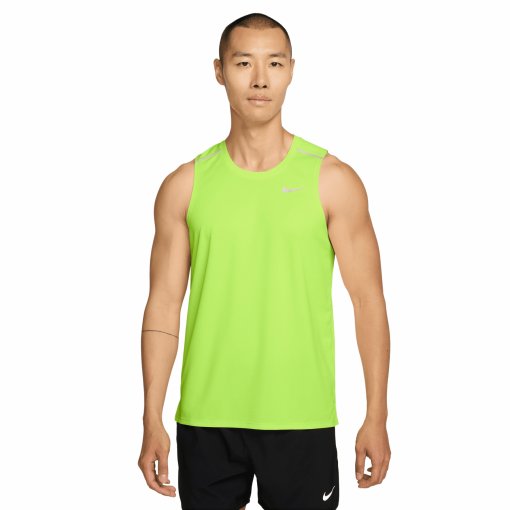 Image of Nike Miler Dri-FIT Running Tank Top Men - volt ice/reflective silver IF2018-737
