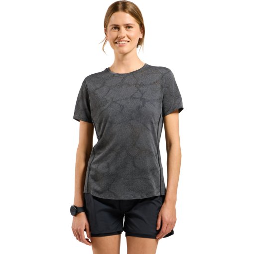 Foto de Odlo Camiseta Running Mujer - Zeroweight Engineered Chill-Tec - black melange