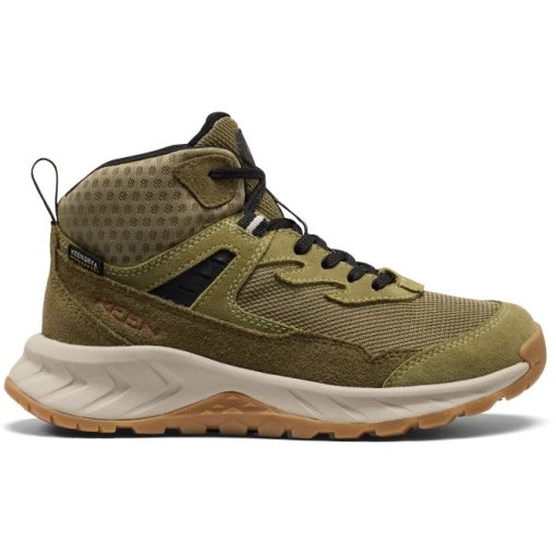 Billede af KEEN Hightrail Mid Waterproof Vandresko til børn og unge - Dark Olive/Martini Olive