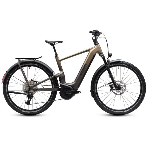 Immagine prodotto da CUBE Bicicletta elettrica in carbonio - NURIDE HYBRID ONE11 HPC SLX 800 - 2027 - goldenbrown / black