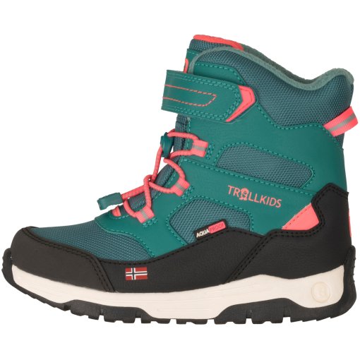 Foto de Trollkids Botas Invierno Niño - Lofoten PRO - Dusty Teal/Negro/Coral Pink