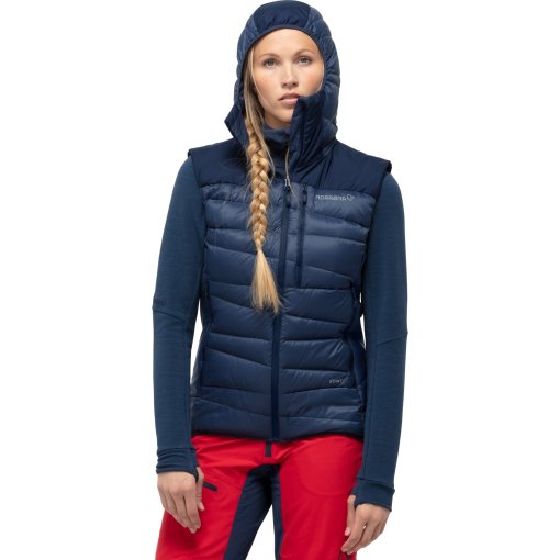Foto de Norrona Chaleco Plumas Mujer - falketind down750 - Indigo Night