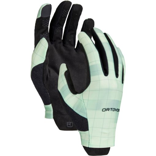 Productfoto van Ortovox MTB Light Handschoenen Dames - green acid motion aop