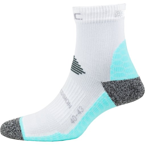 Produktbild von P.A.C. Original RN 6.2 Running Reflective Pro Mid Compression Socken Damen - White/Mint