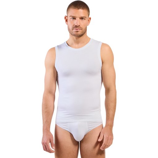 Produktbild von Odlo Performance Light Ärmelloses Unterhemd Herren - white