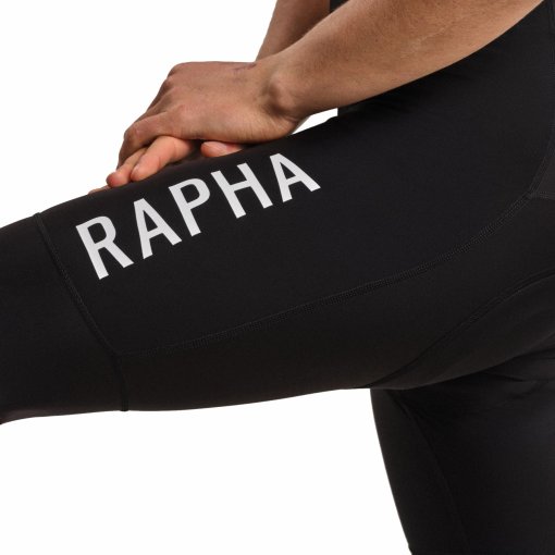Rapha Pro Team Training Bib Shorts Men - black/white | BIKE24