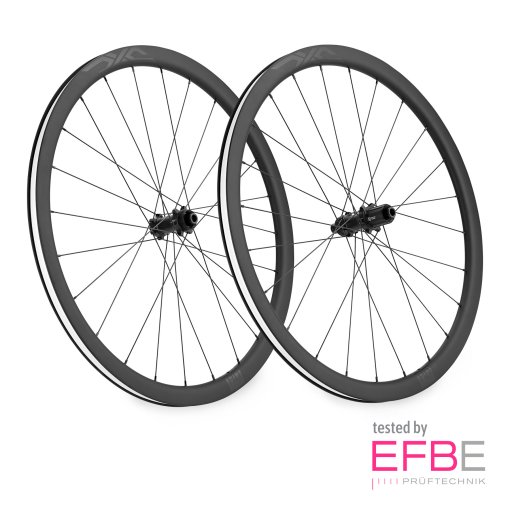 Immagine prodotto da DXC Set di Ruote - RD/THIRTY5 - 28&quot; | Carbonio | Centerlock - 12x100mm | 12x142mm - HG-EV | nero