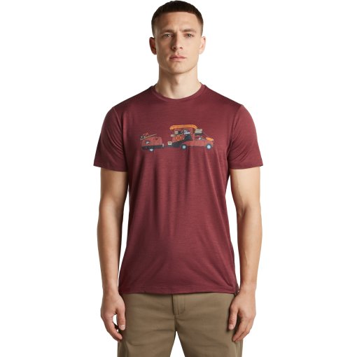 Productfoto van Icebreaker Merino 150 Tech Lite T-shirt Transportage voor heren - Port