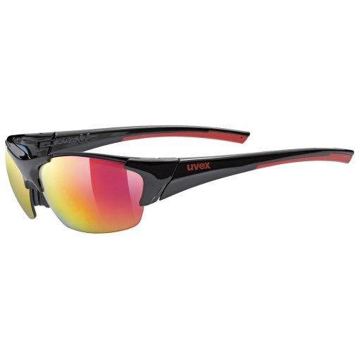 Foto de Uvex Gafas - blaze III - black red/mirror red + litemirror orange + clear