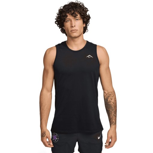 Foto de Nike Camiseta de Tirantes Hombre - Solar Chase Dri-FIT ADV - black/summit white HJ4168-010