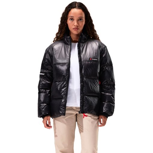 Foto de Berghaus Plumífero Chaqueta Unisex - Blockback - Jet Black/Grey Pinstripe