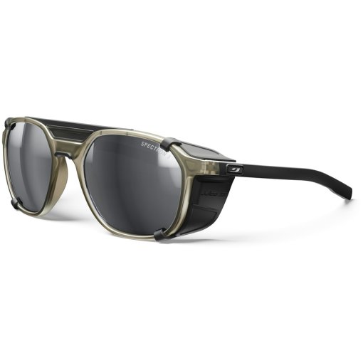 Zdjęcie: Julbo Slack Cover Spectron 3 Okulary przeciwsłoneczne - Beige Translucent Glossy / Black - Silver Flash