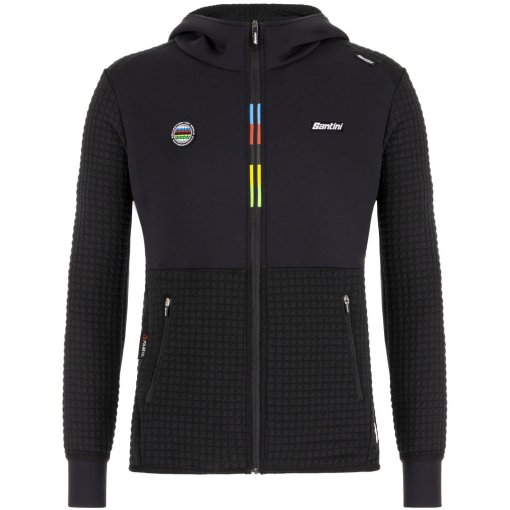 Produktbild von Santini UCI Rainbow Casual Fleecejacke Herren RE40075GROOVUCI