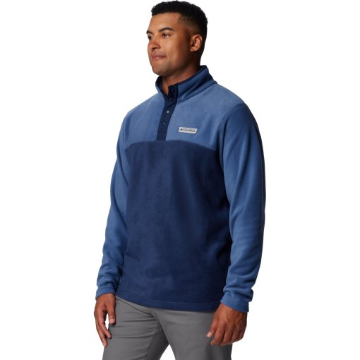 Immagine prodotto da Columbia Pullover in Pile Uomo - Steens Mountain Half Snap II - Collegiate Navy/Dark Mountain