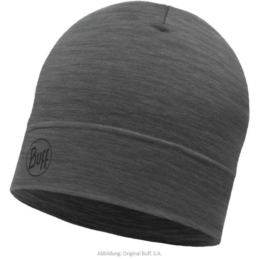 Photo produit de Buff® Bonnet - Merino Lightweight - Solid Grey