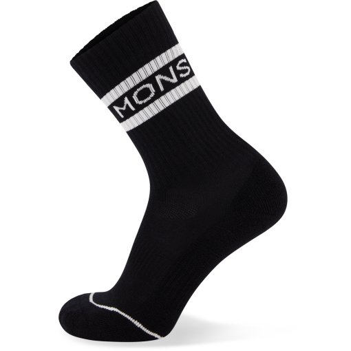 Productfoto van Mons Royale Signature Merino Crew Sokken - black / white