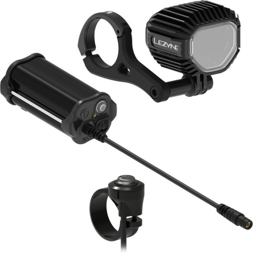Photo produit de Lezyne Lumière Avant Vélo - Super HB P1350+ StVZO Loaded Kit - noir
